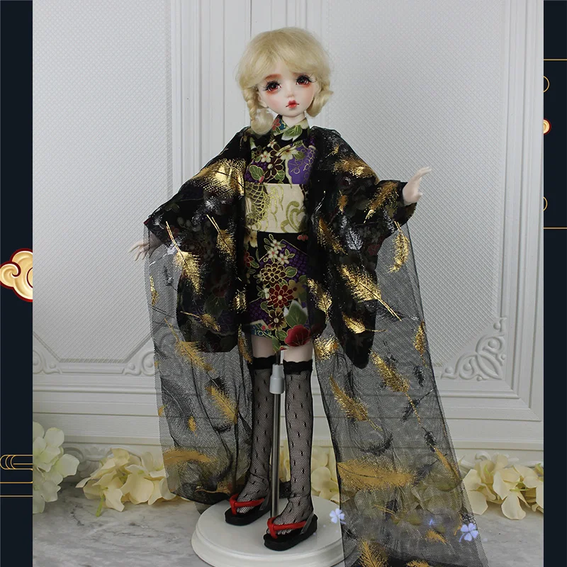 1/3 1/4 BJD 인형 옷, 1/6 사이즈, 깃털, 유카타, 기모노, 1/3 1/4 1/6, 인형 액세서리 (5 포인트)