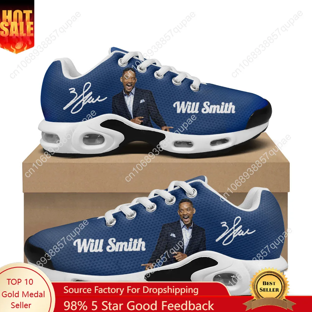 

Will Smith Air Cushion Sneakers American Rapper Men Women Teenager Lightweight Sports High Quality Custom Leisure Mesh Sneaker