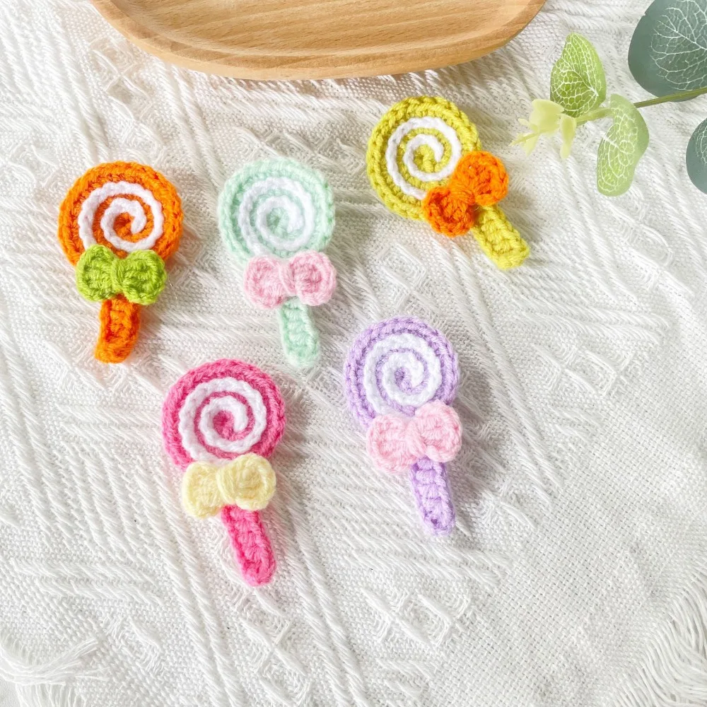 

5.5cm Handmade Crochet Color candy Decor pendant , Crochet Knids of Decor Accessories , Knitted Products Supplies