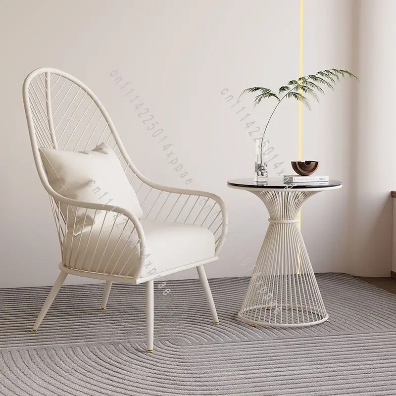 Simple Single Coffee Table  Courtyard Three-piece Combin Cream Wind Outdoor Balcony Leisure Table and Chairs