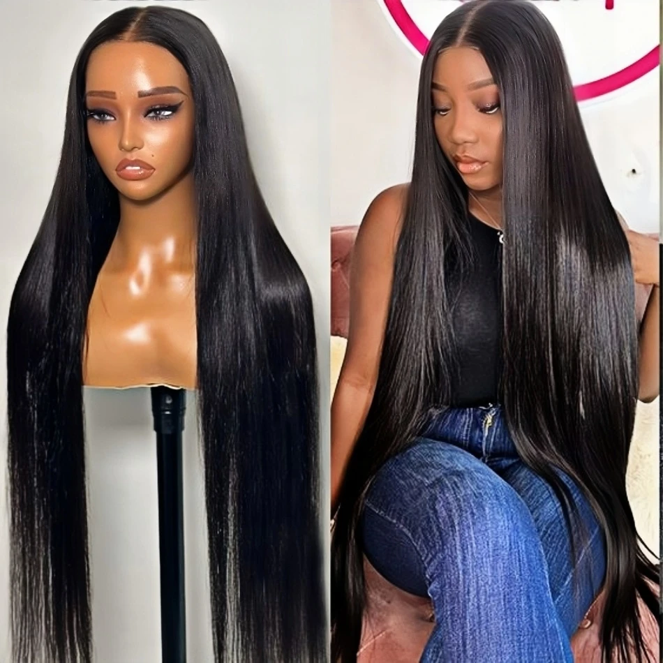 5x5 Hd Lace Frontal Wig Glueless Preplucked Brazilian Wig Human Hair Ready to Wear 4x4 Hd Lace Front Straight Human Hair Wigs