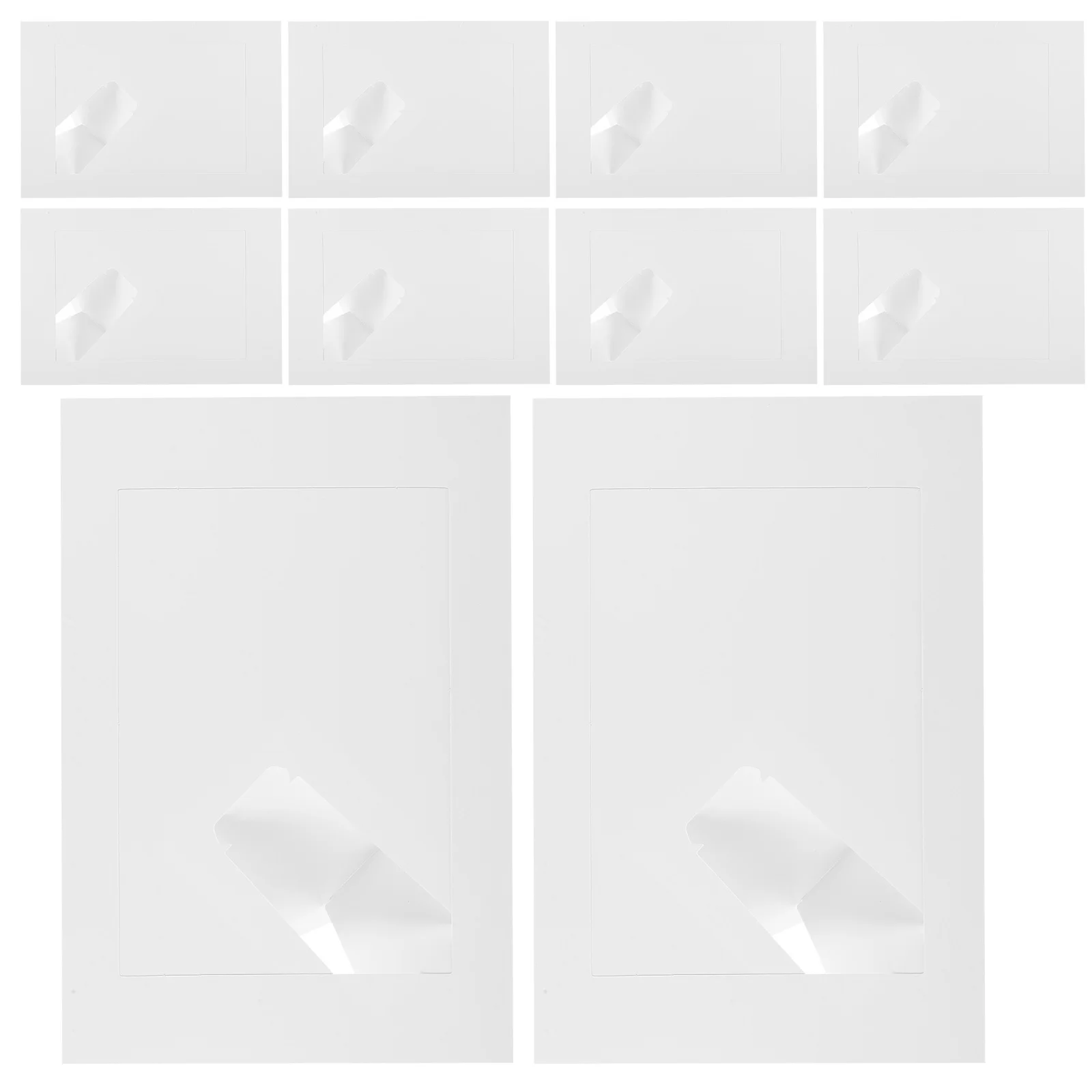 

10Pcs DIY Paper Photo Frame Delicate Tabletop Picture Holder Unique Decorative Gift for Friends Paper Frames Picture Frames