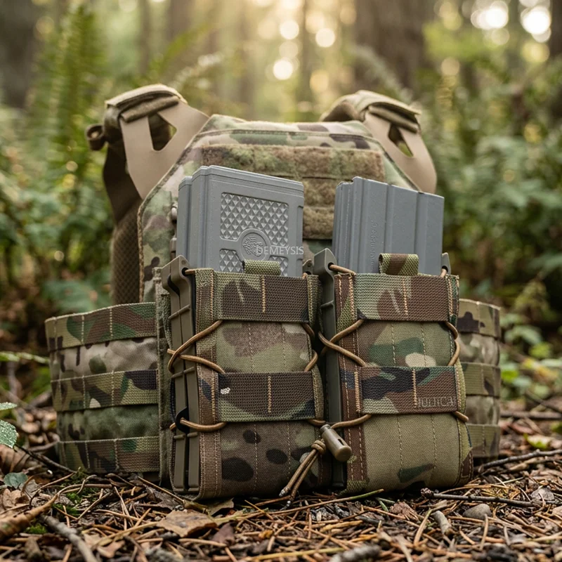 5.56 7.62MM Single Double Magazine Pouches for M4 M14 M16 AR15 Mag Pouch Rifle Magazine Holder MOLLE Tactical Mag Bags