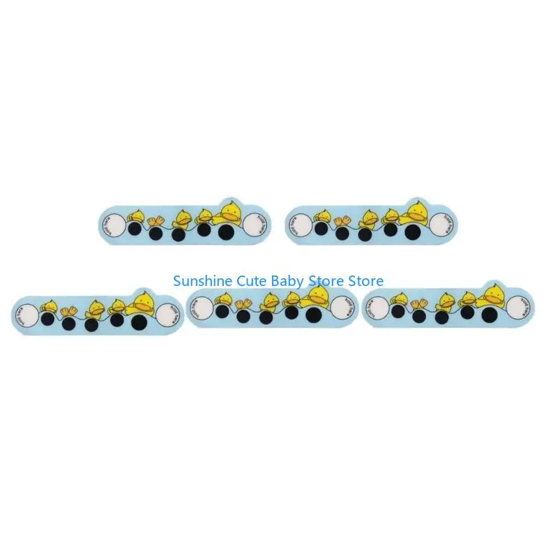 

C5AF Thermometer Strips Fever Indicators Sticker Fast Read LCD Display Fever Stickers