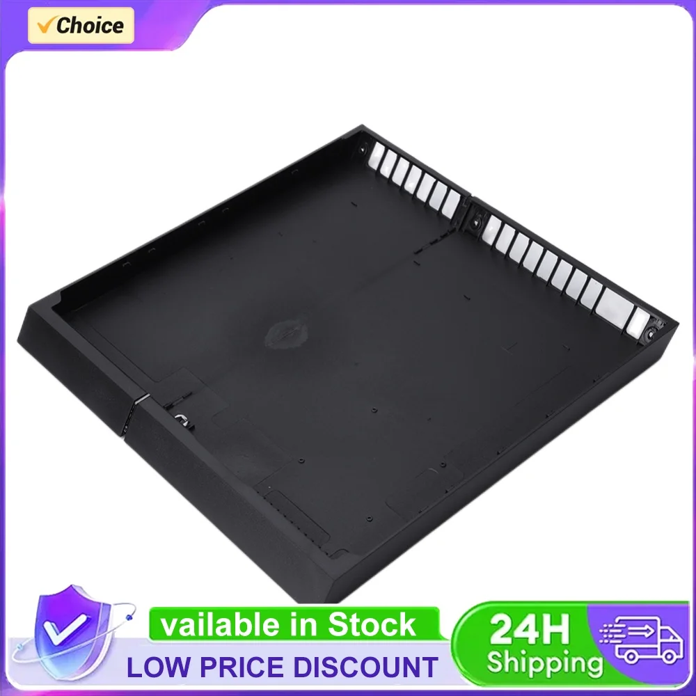 Plastic Full Housing Shell Case Cover Case Shell Protective Black Replacement Upper Bottom Cover Housing Case for Game Machines