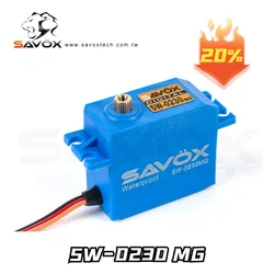 Original Savox SW 0230MG Servo 0.13S 8kg 7.4V HV High Voltage DC Motor Digital Waterproof RC Buggy Touring Drift RC Car