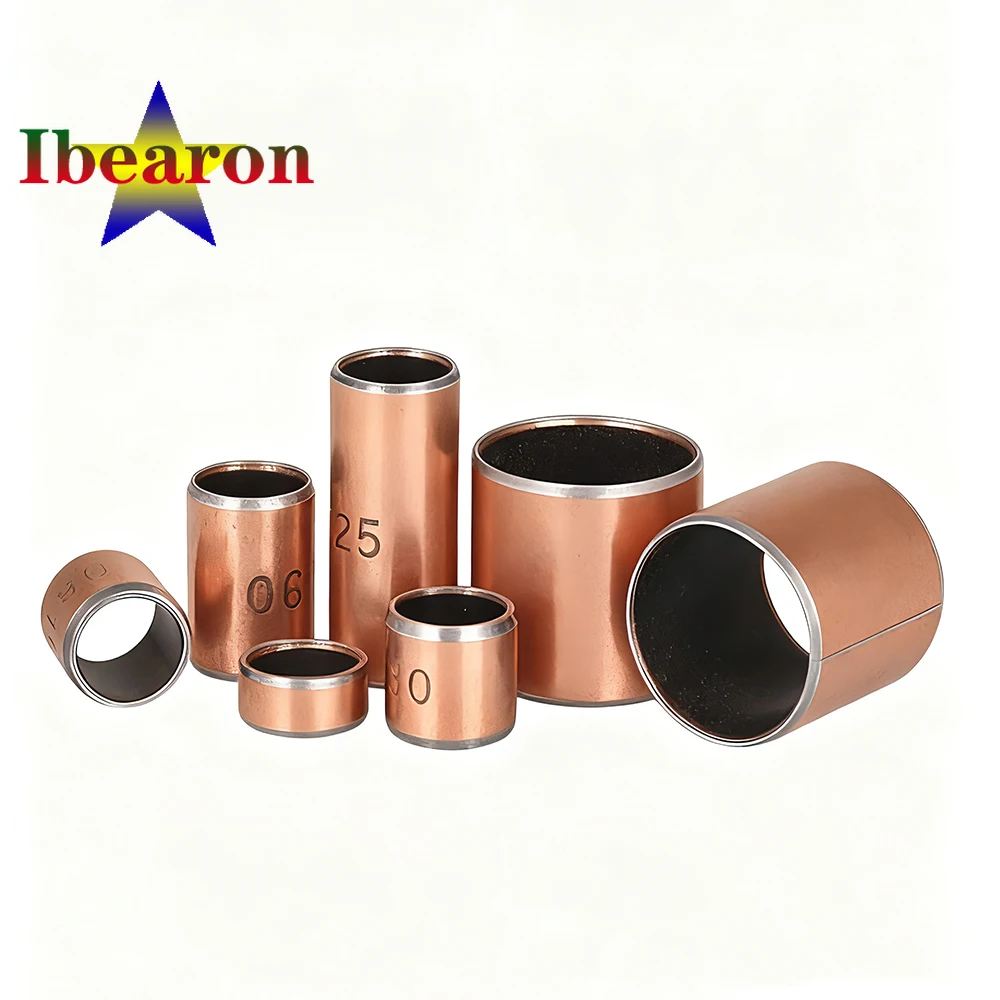 SF-1 Oil-Free Bushing (ID 32–45mm) Self-Lubricating Copper Composite Bearing Wear-Resistant for Industrial & Auto Parts