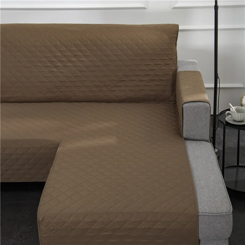 L-shaped Corner Sofa Cover One-piece Portable Couch Protective Cover Pet Cat Children Anti-scratch Wear-resistant Sofa Towel