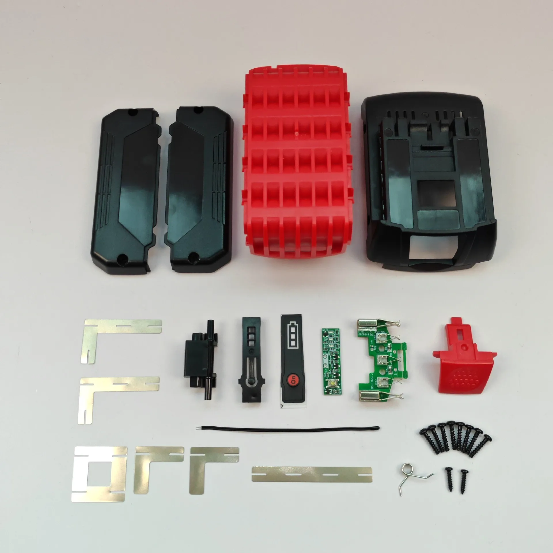 BAT618 10*18650 Battery Plastic Case Box Shell PCB Protection Circuit Board For Bosch 18V Li-ion