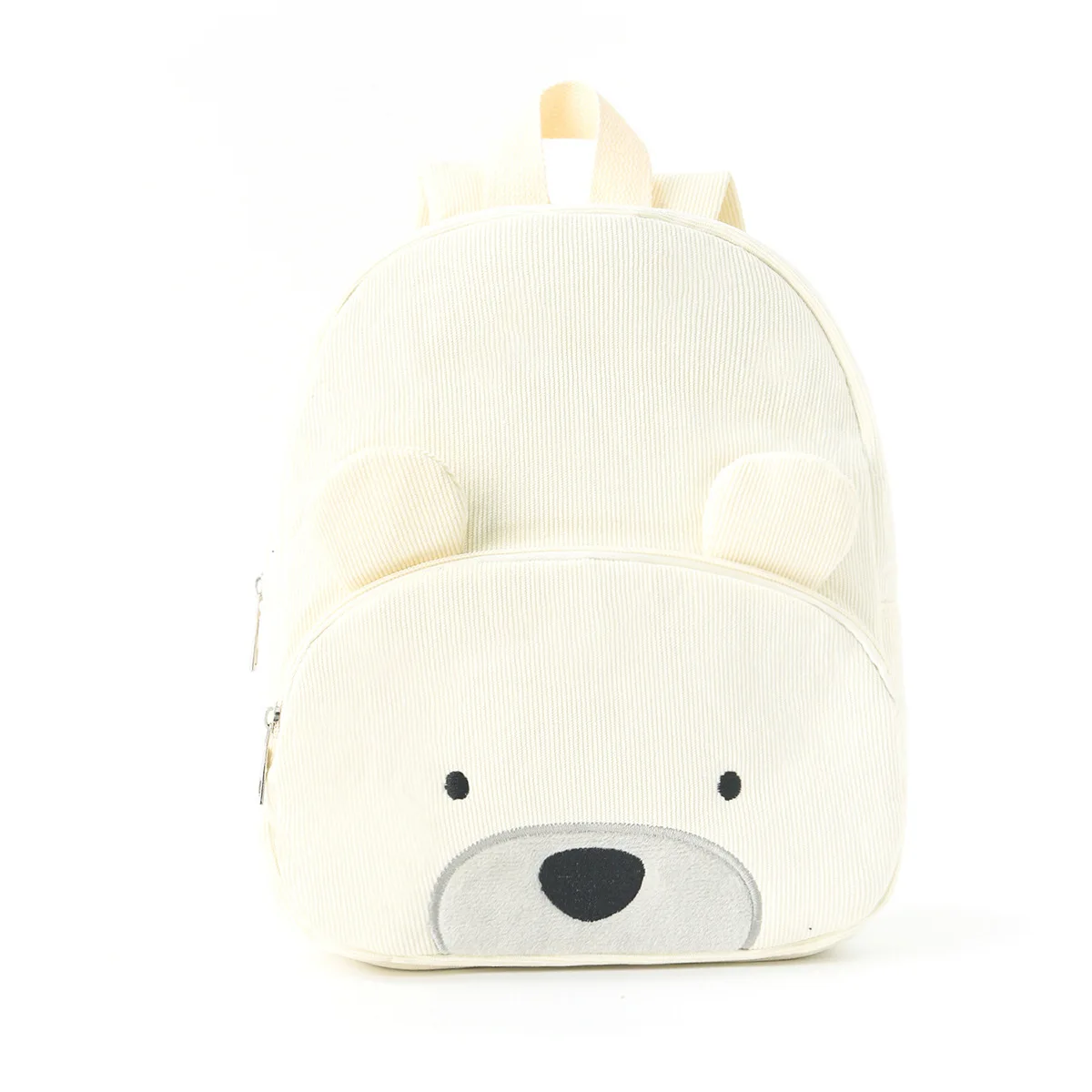 

Corduroy Backpack Student Casual Cartoon Large Capacity Cute Bear Backpack Plush Bag