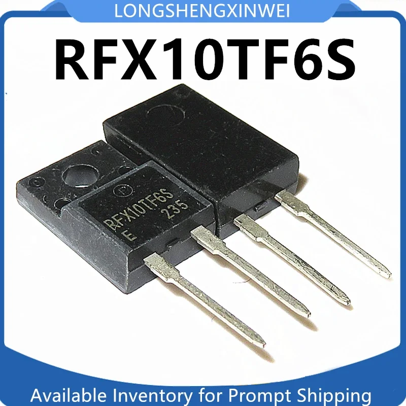 1 peça rfx10 rfx10tf6s TO-220F novo 600v 10a circuito integrado ic chip bloco ponto
