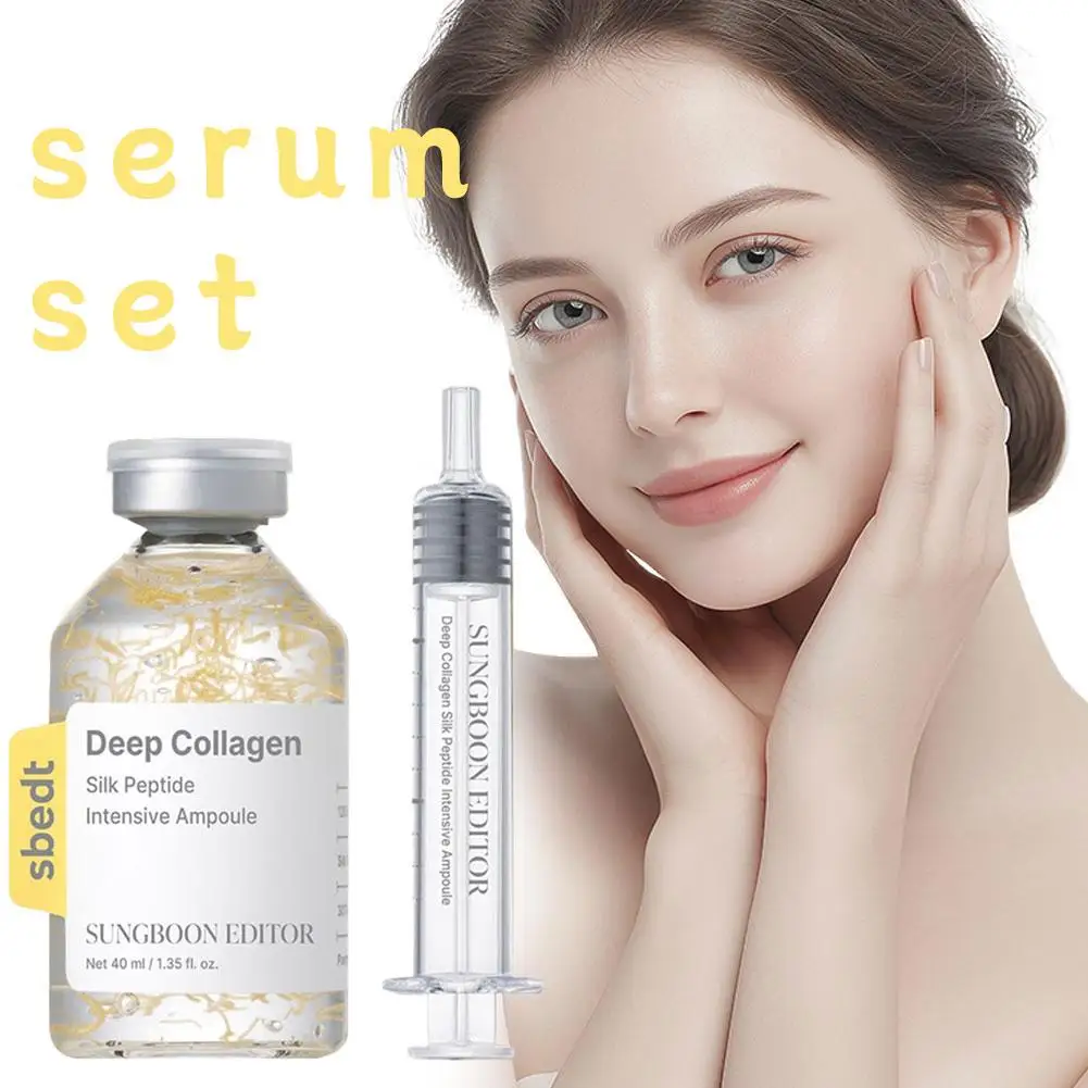 

Needle Tube Collagen Ampoule Essence Set Firming Anti Wrinkle Lifting Serum Hydrating Facial Skin Care Product
