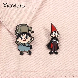 Cartoon Animated Character Enamel Pins Over the Garden Wall Greg And Wirt Fairy Tales Brooches Lapel Badge Jewelry Souvenir Gift