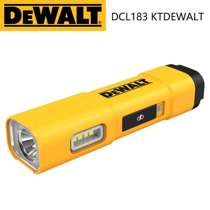 DEWALT DCL183 UB-C RECHARGEABLE LED FLASHLIGHT Easy To Carry Durable IP54 Dustproof And Waterproof Protection Hand Tools