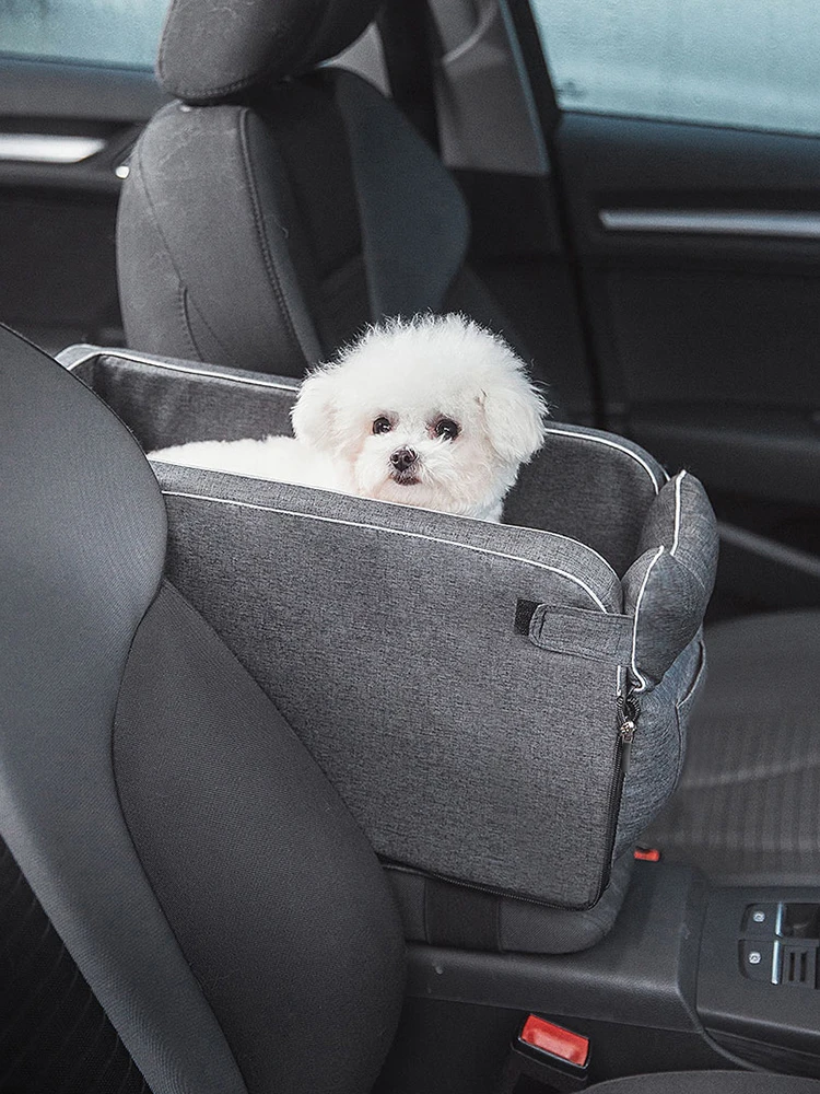 Cama portátil con Control Central para mascotas, asiento de seguridad para coche, protección de transporte para perros, Chihuahua, Teddycat a