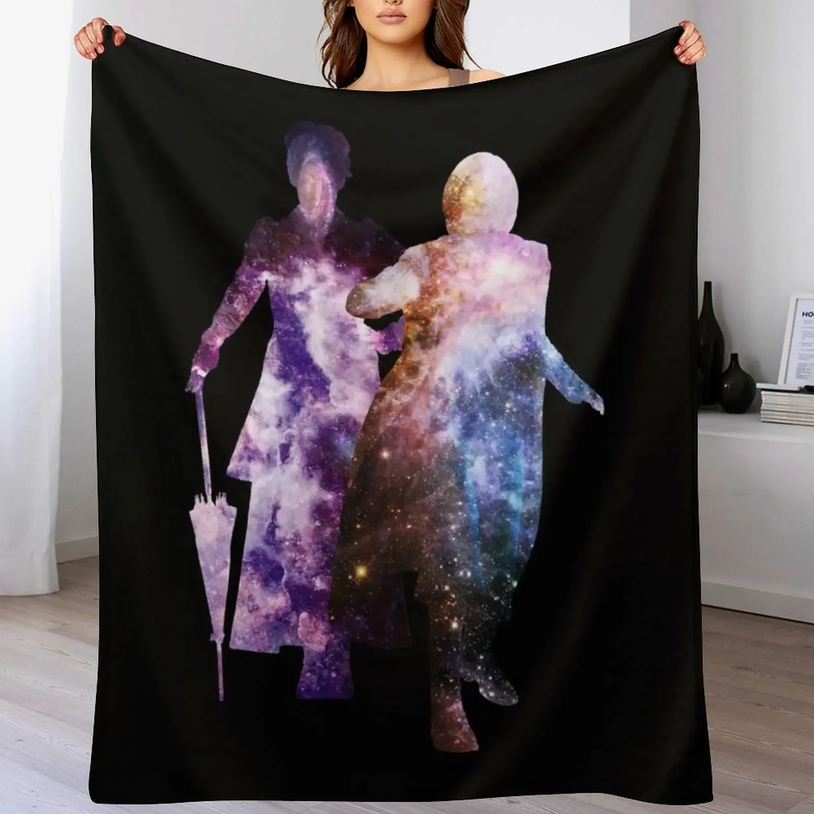 TimeLadies Throw Blanket Soft Comfort Blanket for Reading Watching TV