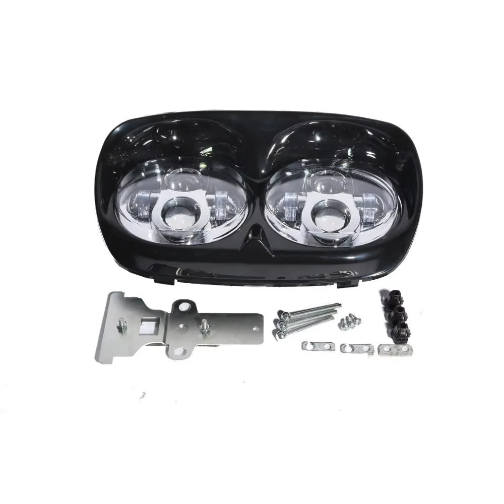 Reflektor LED 5.75 cala z projektorem do motocykla Harley Road Glide FLTR 1998-2013 — 2