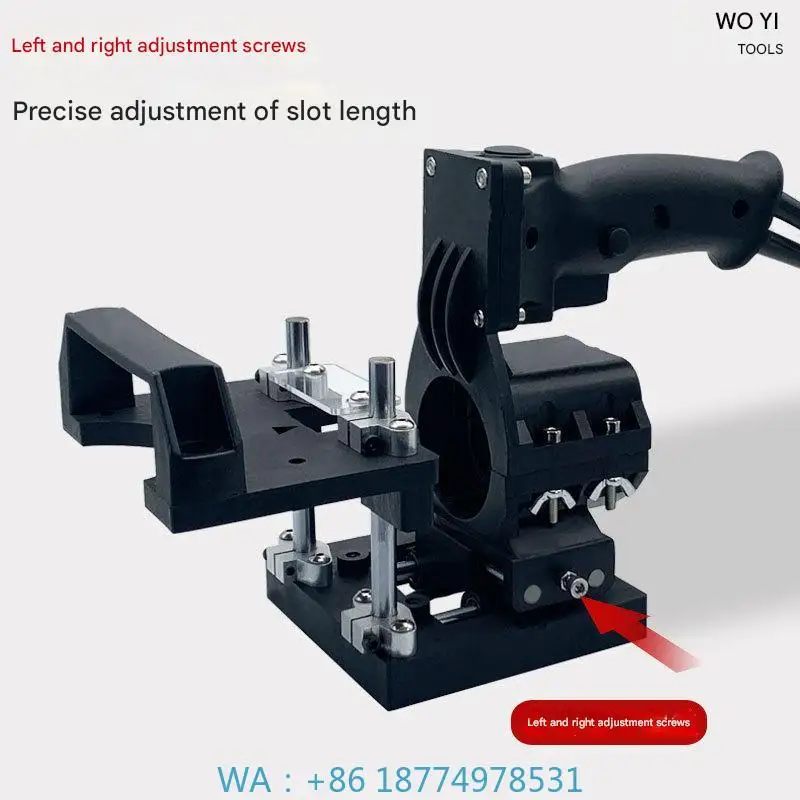 2 in 1 Side Hole Trimmer Holder Locator Punching Guide Invisible Parts Cutter Woodworking Tool for Side Hole Milling Preparation