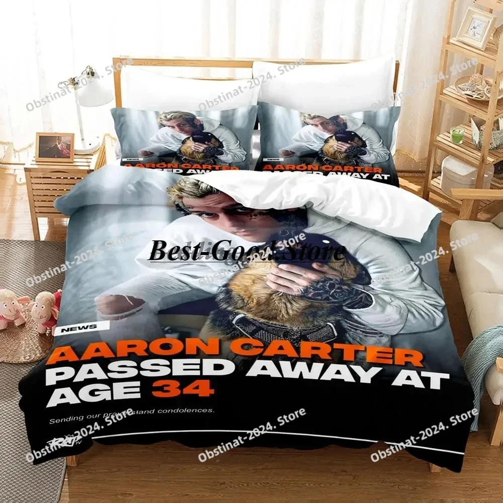 

Rip Aaron Carter Love Bedding Set Single Twin Full Queen King Size Bed Set Aldult Kid Bedroom Duvetcover Sets 3D Bed Sheet Set