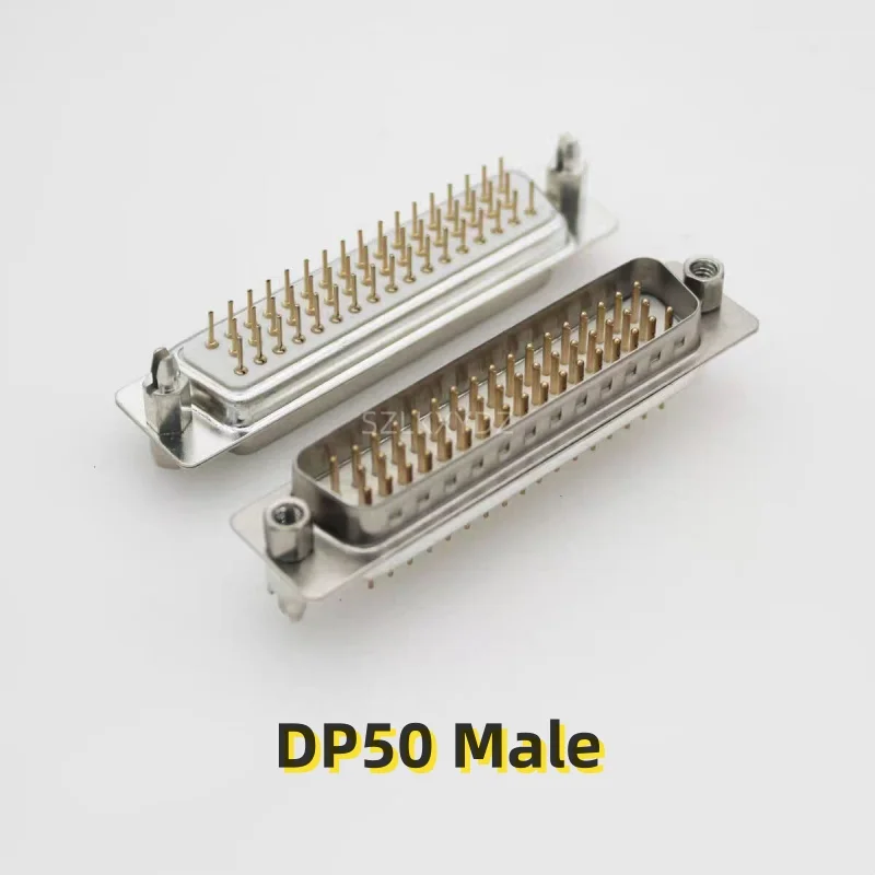 1PCS/LOT DB50 DP50 Male/DP50 Female  Male pins Female hole Welded plate with riveted harpoon fixing screws