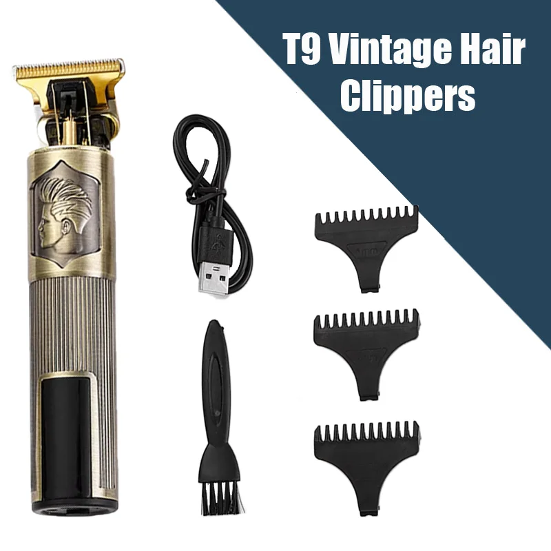 T9 Professionele Haarkapper/Accessoires voor Mannen |   USB snelladen |   Baard-/lichaams-/haartrimmer |   Precisie-elektrische scheerapparaat