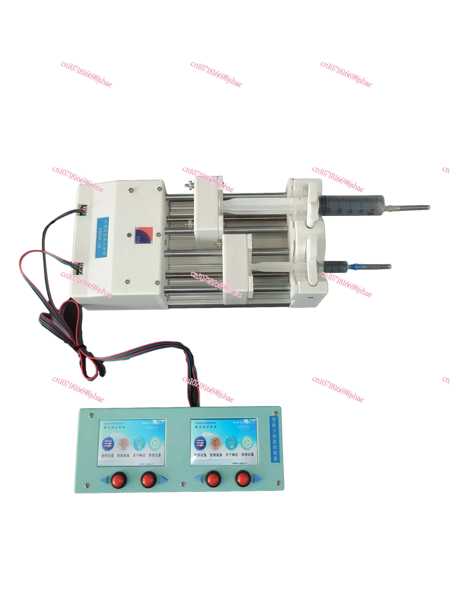 Dual Channel Independent Control Syringe Pump/Independent Control Sampler/Microfluidic/Electrospinning Syringe Pump