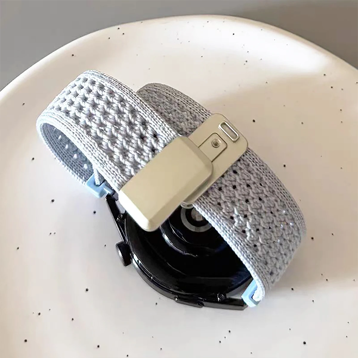 

20mm 22mm Nylon Magnetic Band for Huawei Watch GT6 5 4 3 2 46mm Soft Bracelet for Samsung Watch7/6/5/4/Classic Adjustable Strap