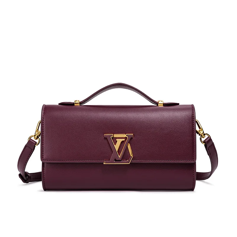 

2026 New Women's Square Bag, Minimalist Chain Shoulder Bag, Unique Small Crossbody Purse & Top Handle Bag, Chic Everyday Purse