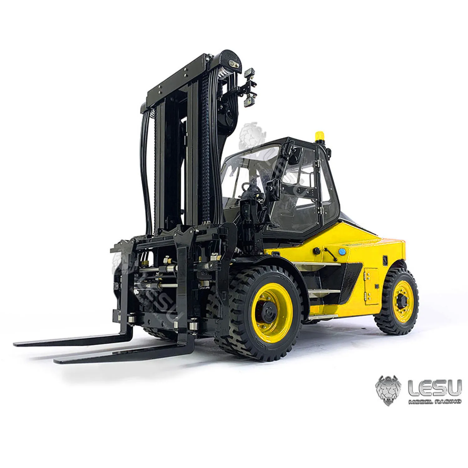 LESU 1/14 Painted Finished Hydraulic RC Heavy Forklift Aoue-LD160S Radio Control Truck Boys Heavy Vehicle Machine Toys