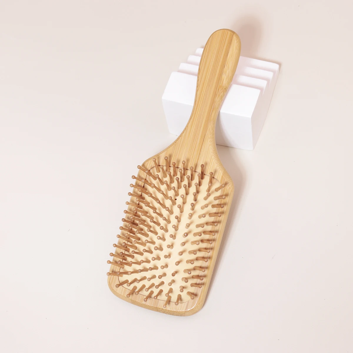 Natural bamboo wooden air cush - Bamboo Hair Brush recension och pris