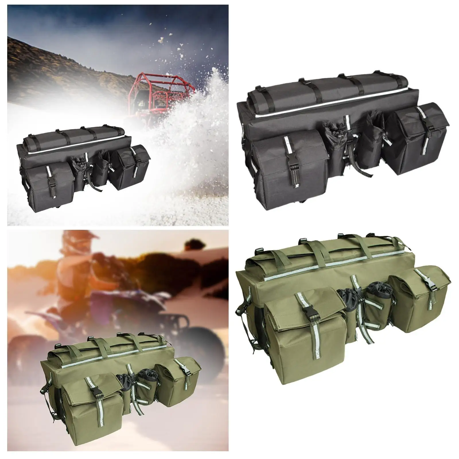 

ATV Storage Bag Motorcycle Saddle Bag Quick Release Buckle Panniers Waterproof Saddlebag Motorbike Luggage Bag for Motorcycle