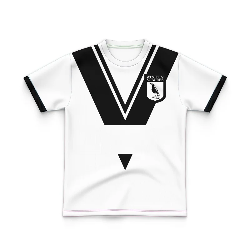 

KIDS Western Suburbs Magpies 1983 Retro Jersey Sizes S-5XL!