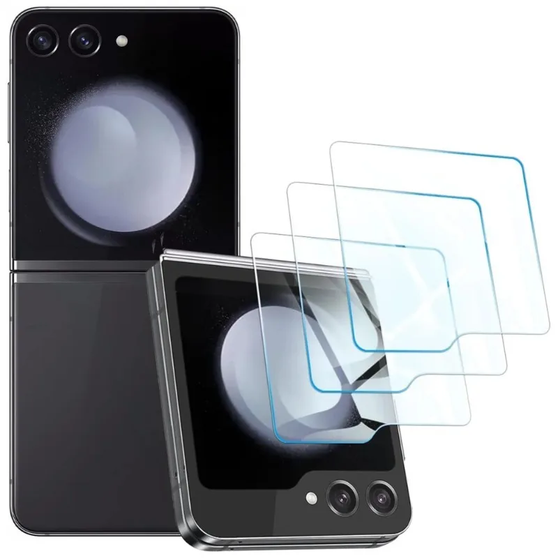 Tempered Glass for Samsung Galaxy Z Flip 5 5G Outer Screen Protectors Anti-scratch Protective Film for Galaxy Z Flip 5 Flip5