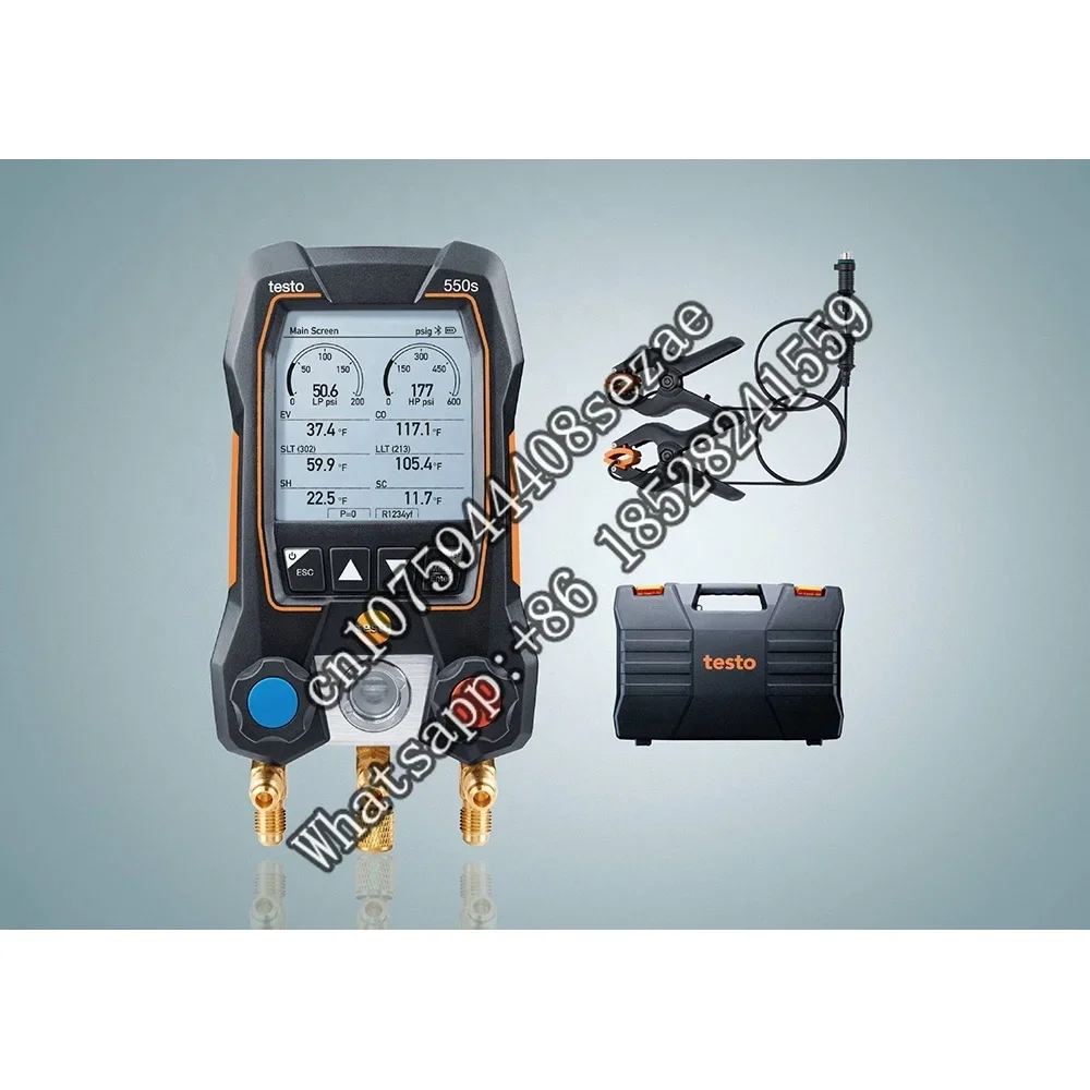 Original Testo 550s Kit Refrigeration Manifold with Bluetooths Support 0564 5501 With Good Price