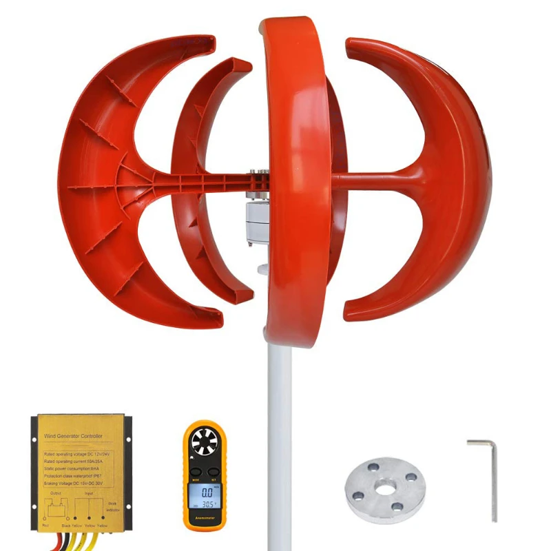 Stocked Wind Energy Low Noise Competitive Price 1000W Mini DC Vertical Axis Wind Turbine For Home Use