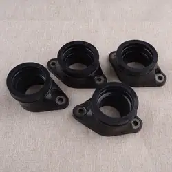 4Pcs Carburetor Intake Interface Manifold Boot Fit for Suzuki GSX750F GSX750 Katana GR78A GSXR750 GR77A 13101-17C01 13102-17C01