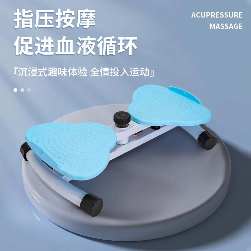 ماكينة لف الخصر الدوارة ذات الخصر الكبير معدات اللياقة البدنية الصامتة للتنحيف المنزلي للنساء