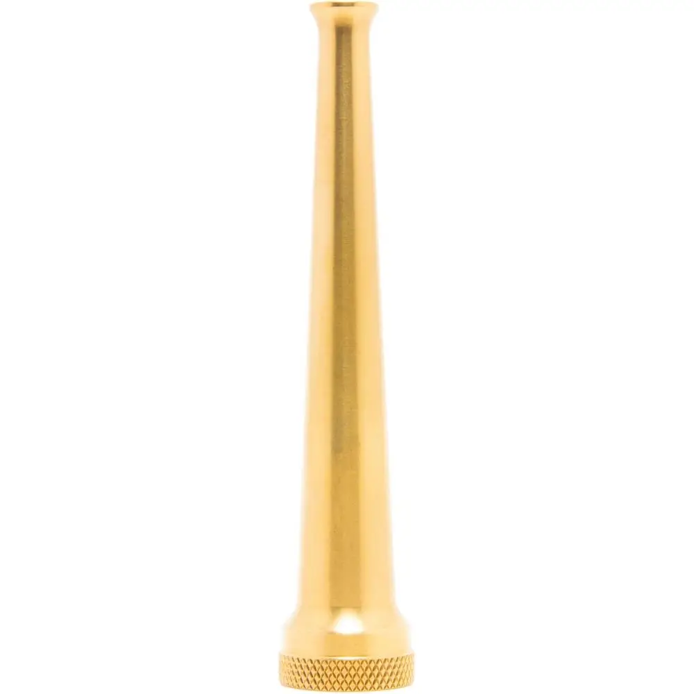 

6 Heavy-Duty Brass Garden Hose Nozzle, Sweeper-Style, 3/4 GHT Thread Inlet - Ideal for Yard, Driveway, Pool, and Car Cleaning