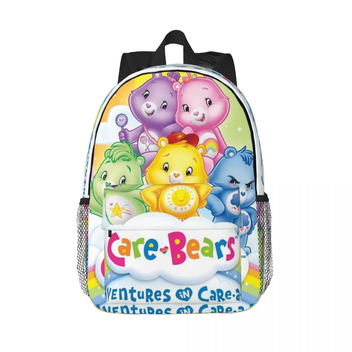 

Care Bears 15-Inch Waterproof Backpack - Lightweight Travel Bag with Multiple Pockets for Organization