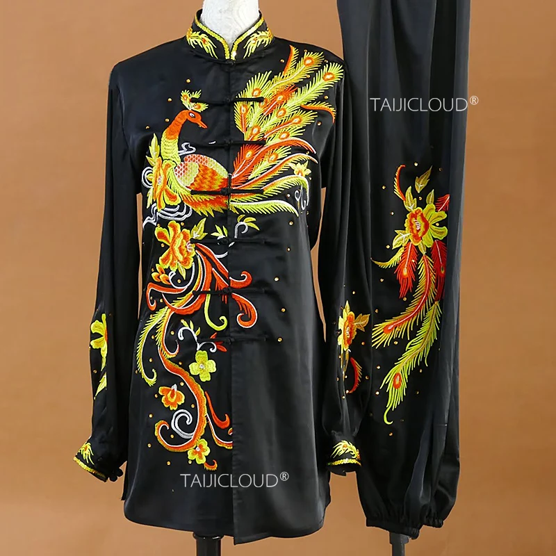 بدلة تايتشي كونغ فو الصيفية للجنسين | الأداء والمنافسة ارتداء النمط الصيني التقليدي فنون الدفاع عن النفس موحدة مخصصة جنون #4