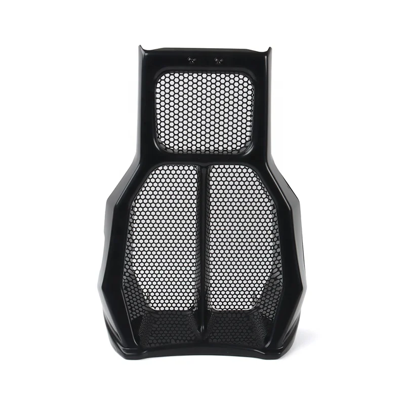 Custom Style Vivid Black HD 2018-2024 Softail Motorcycle Fairing Spoiler Kit Including Radiator Cover