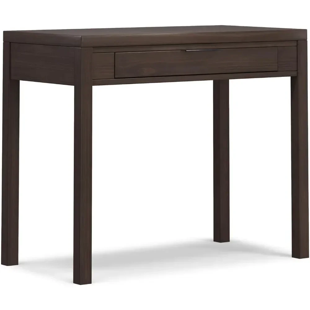 

38 Inch Computer Desk for The Office Desks, Workstation and Study Table, SOLID WOOD Contemporary Writing Desk