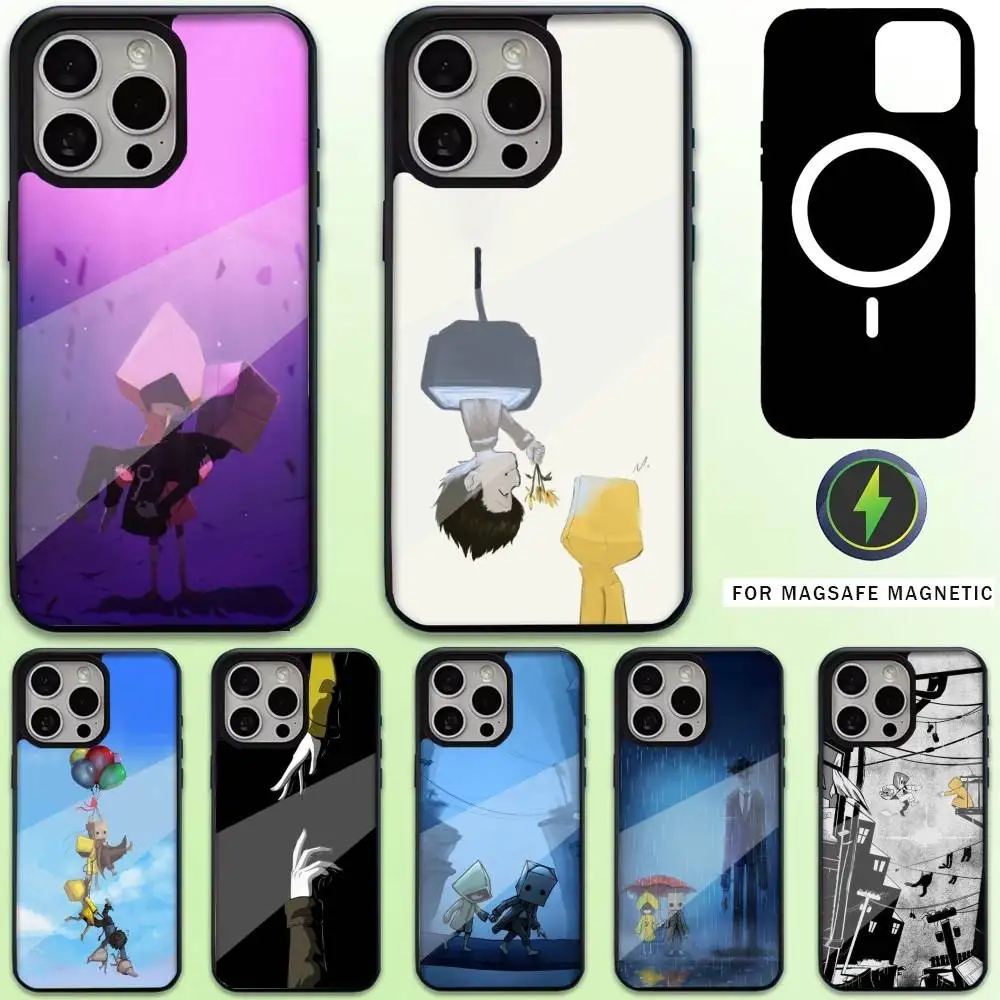 

Game Little N-Nightmares Phone Case For iPhone17,16,15,14,13,12,11 Plus,Pro Max Magnetic Magsafe Wireless Charging
