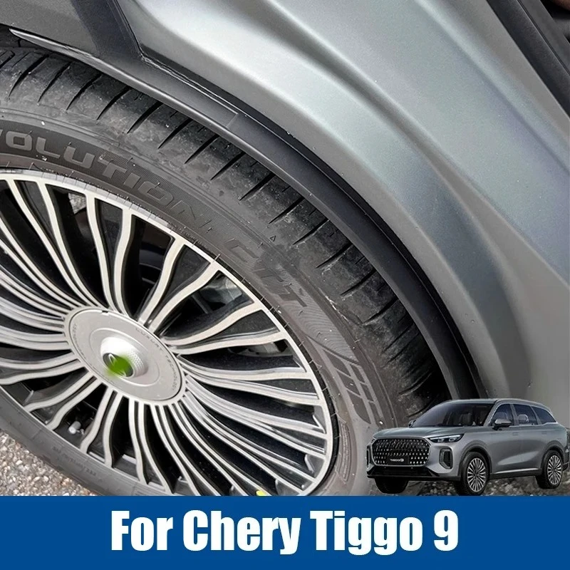 Für Chery Tiggo 9 2025 2026 Auto-Schmutzfänger Anti-Schmutz-Abdeckung Hinterreifen-Schutz Schmutzfänger Radkastenverkleidung Schmutzlappen Radzubehör