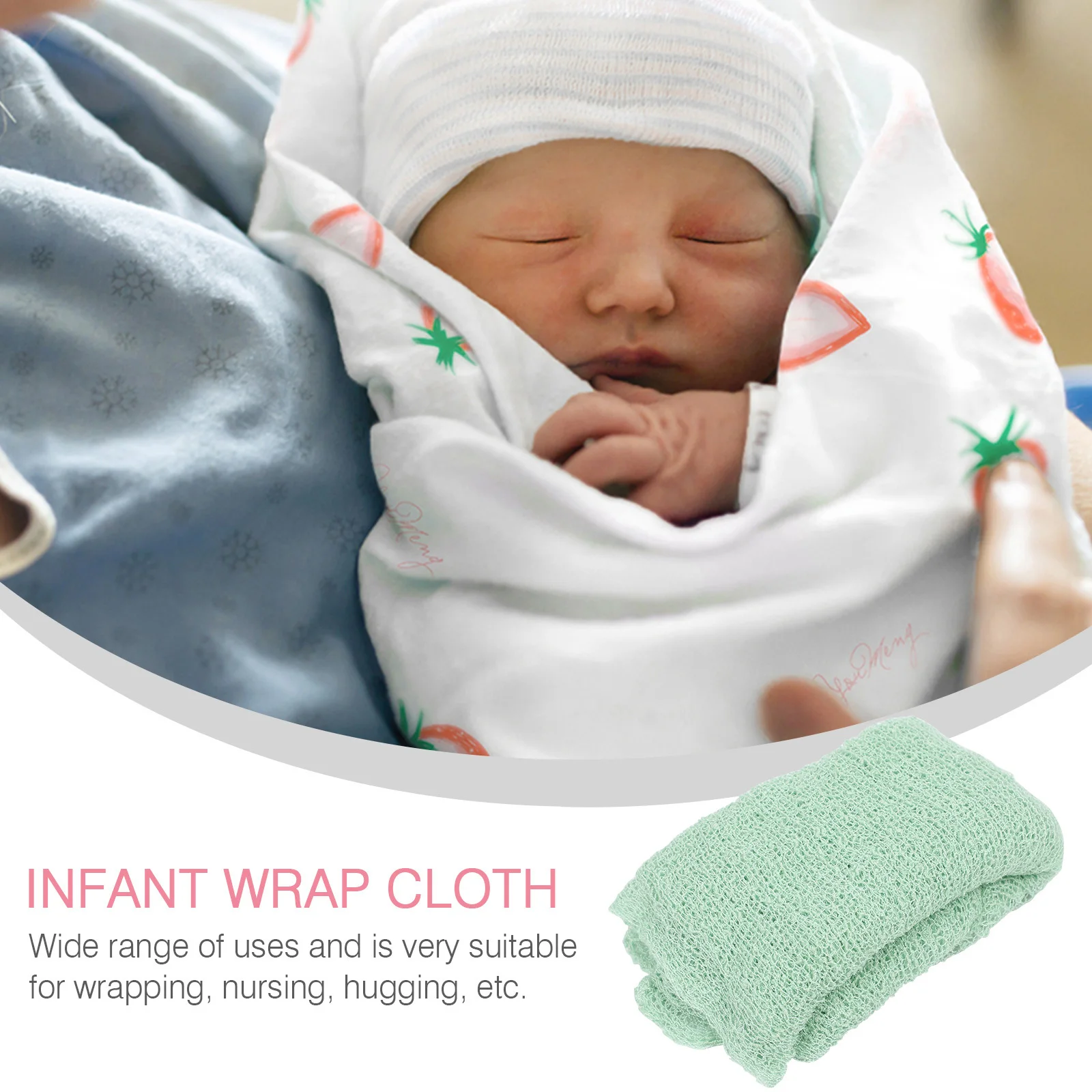 

Mint Green Wrap Photography Stretchy Wrap Decorative Swaddle Blanket Diy Maternity Photo Prop