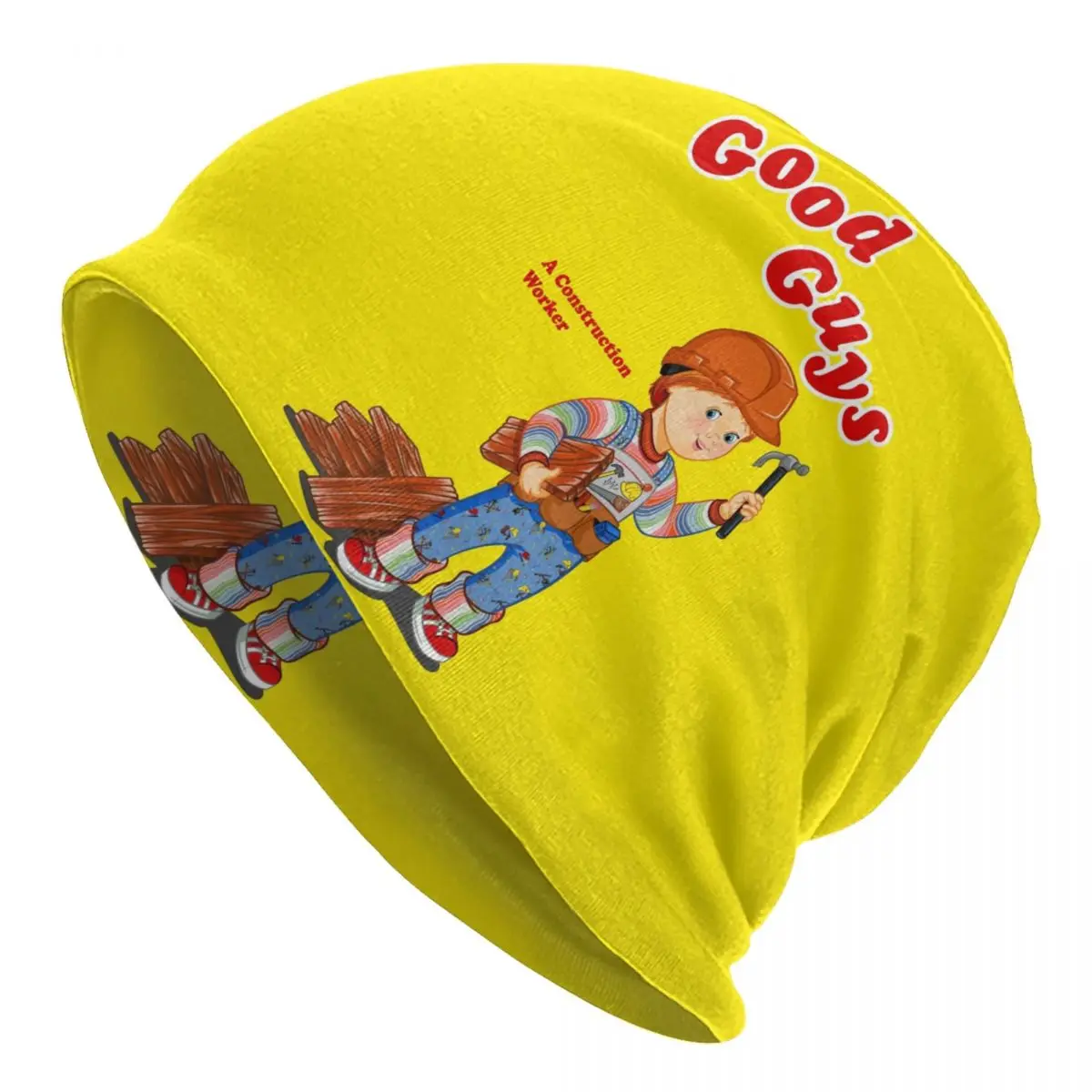 Good Guys Soldier Bonnet Hat Knit Hats Men Women Fashion Unisex Adult Child's Play Chucky Warm Winter Skullies Beanies Caps