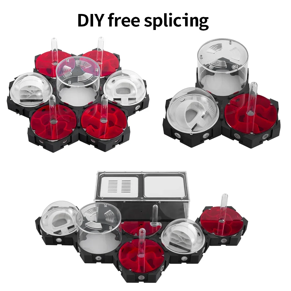 3D Printing Ant Farm Infinitely Expandable Ant Nest Insect Pet Box Anthill Workshop Queen House Breeding Nest Accessories