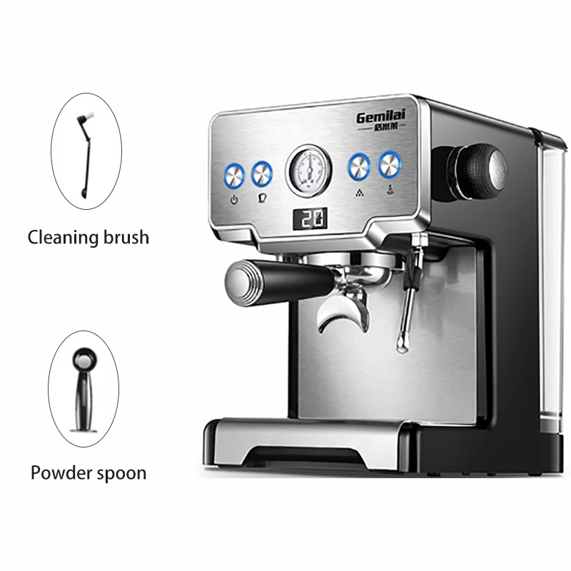 15bar Coffee Machine Concentrated Coffee Semi-Automatic Pump Type Cappuccino Machine Italian Coffee Machine CRM3605