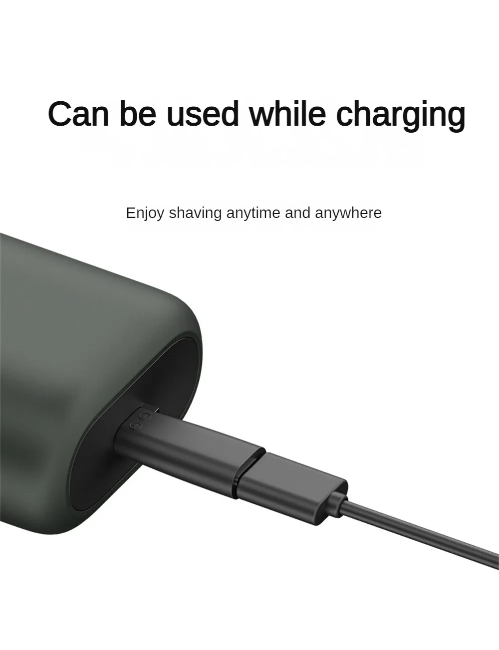  USB Type C Charger Convetor Adapter Shaving Power Adapter for Universal Electric Hair Clipper Beard trimmers Shavers Razor