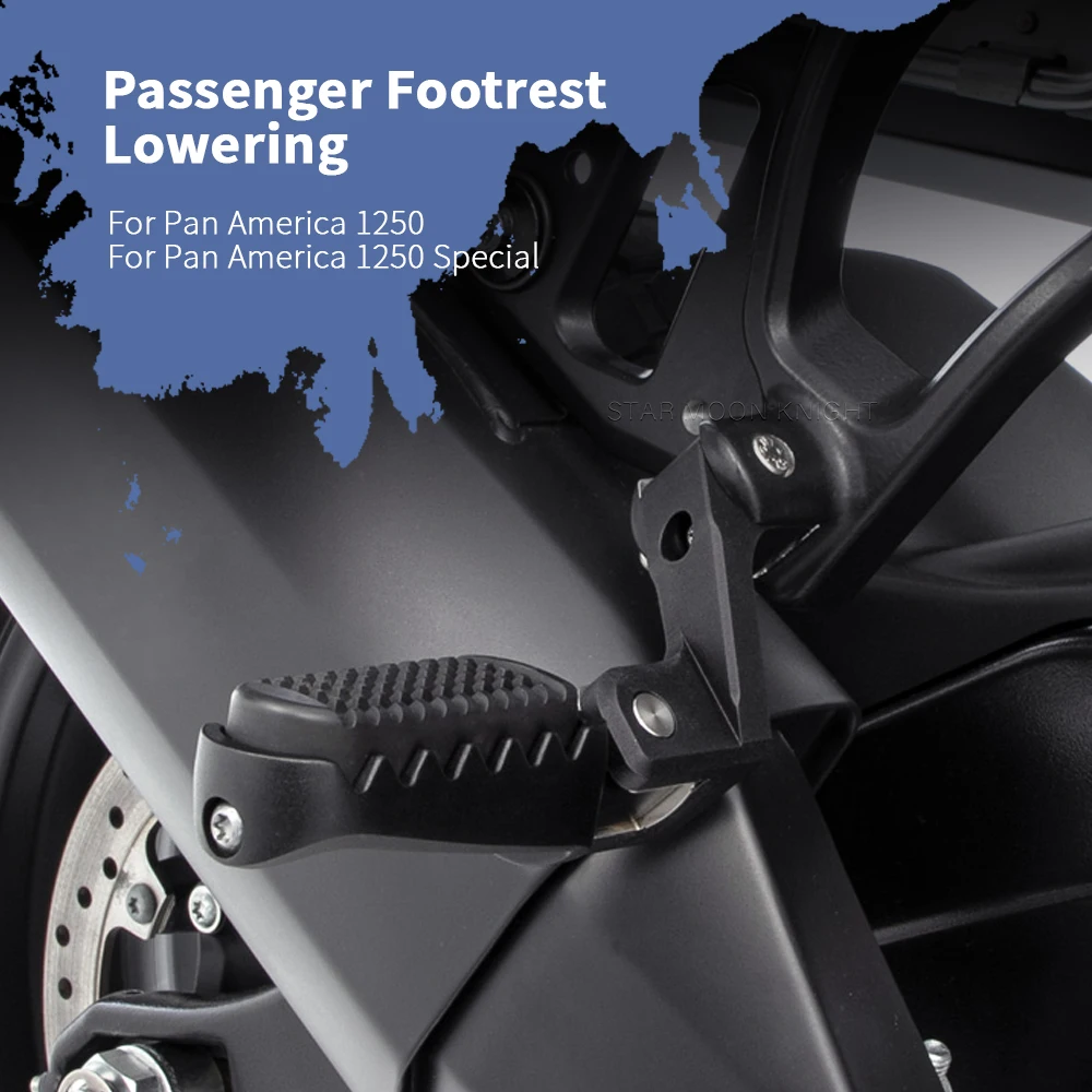 

Passenger Footrest Lowering Relocation Rider Foot Pegs Footpeg Lowering Kit For RA1250 PA1250 Pan America 1250 S Special